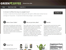 Tablet Screenshot of greencoffee.info